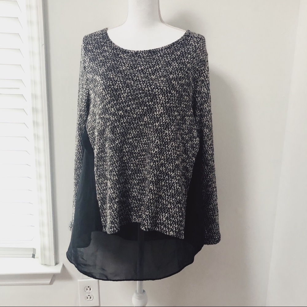 Bar III | Layered Hi-Low Sweater